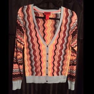 Missoni For Target Chevron Striped Cardigan