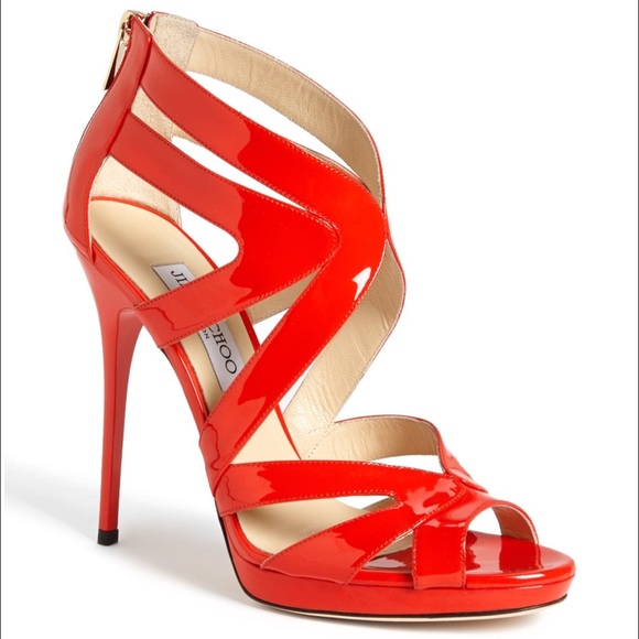 ✨Jimmy Choo✨ 'Collar Caged' Platform Sandals - Picture 1 of 4
