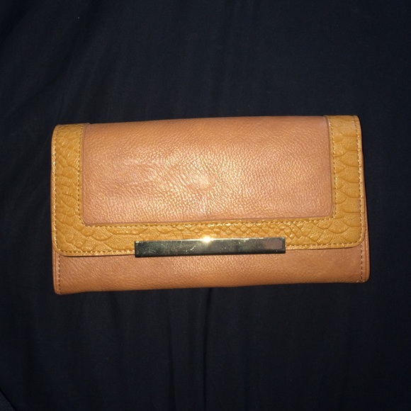 Brown leather wallet