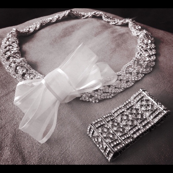 Jeweled belt and bracelet