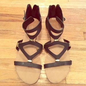 Black Ankle Sandals
