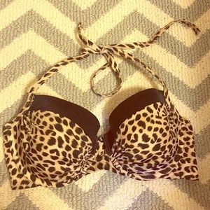 Leopard print Victoria's Secret bikini top!