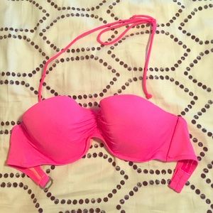 Hot pink victorias secret bikini top
