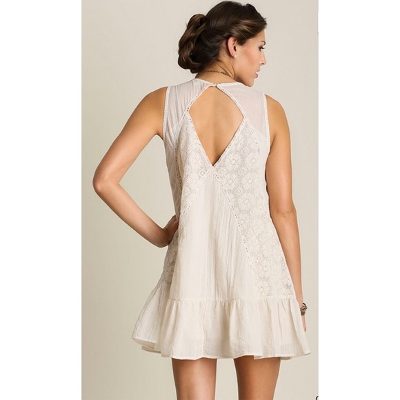 ❗️CLEARANCE❗️ Ivory Lace Tunic Dress Size S M L - Picture 3 of 3