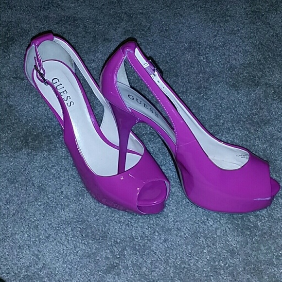 Guess heels hot pink