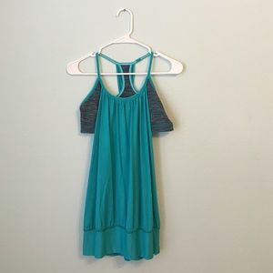 Lululemon Tank with Sports Bra Attachment