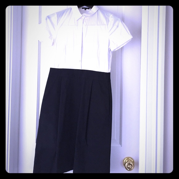 Black and white Theory dress