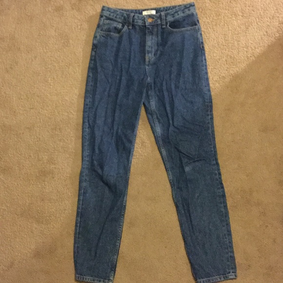 high waisted denim jeans