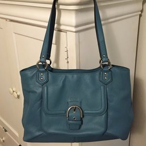 Coach Campbell Leather Carryall!