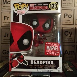 Leaping Deadpool Funko Pop!