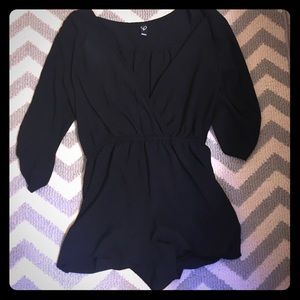 SUPER ADORABLE BLACK ROMPER