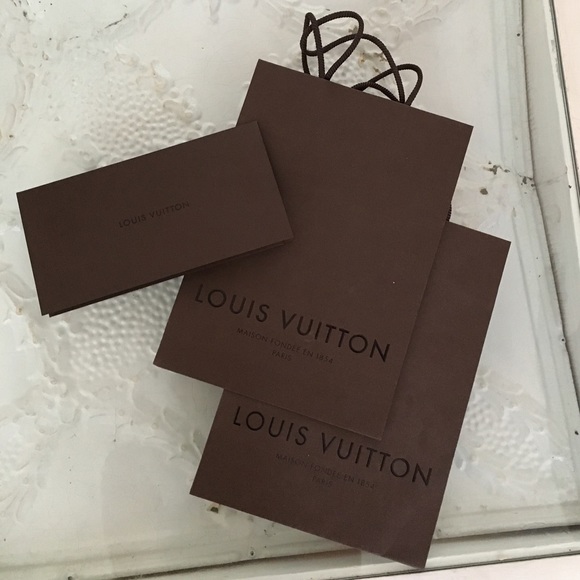 Louis Vuitton shopping bags