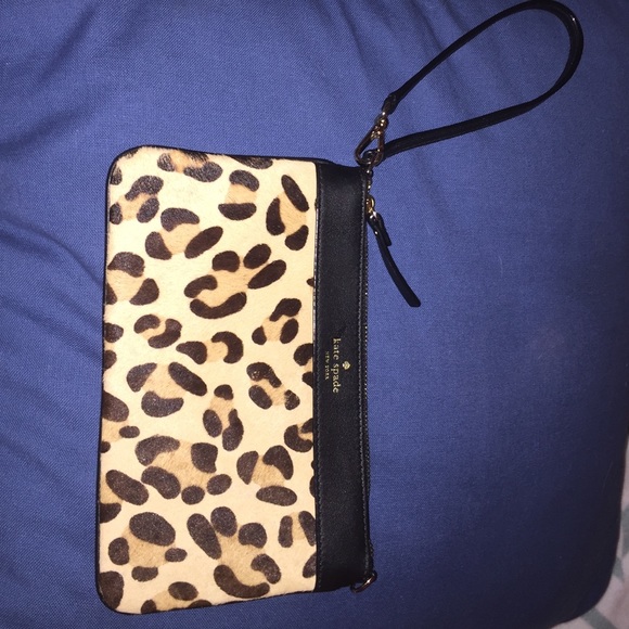 Kate spade BRAND NEW cheetah print wristlet