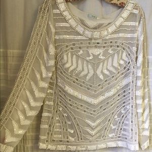 Kimchi Blue embellished top BNWT