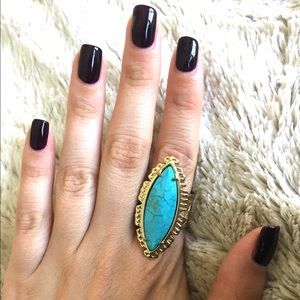 KENDRA SCOTT TURQUOISE RING