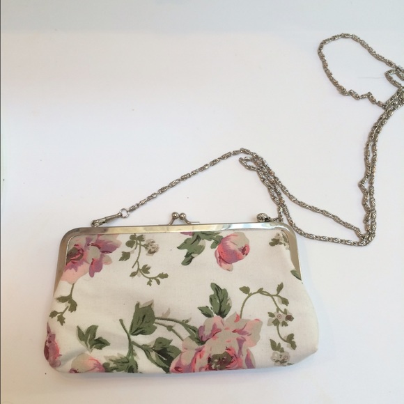 cute floral long chain bag