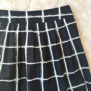 Pleated B&W skirt MICHAEL Michael Kors