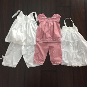 Three darling size 3 toddler outfits