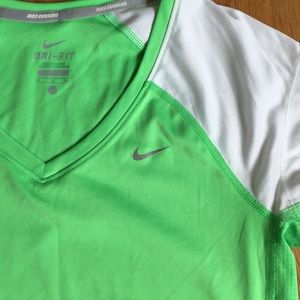 Nike Green Dri-Fit Workout Top