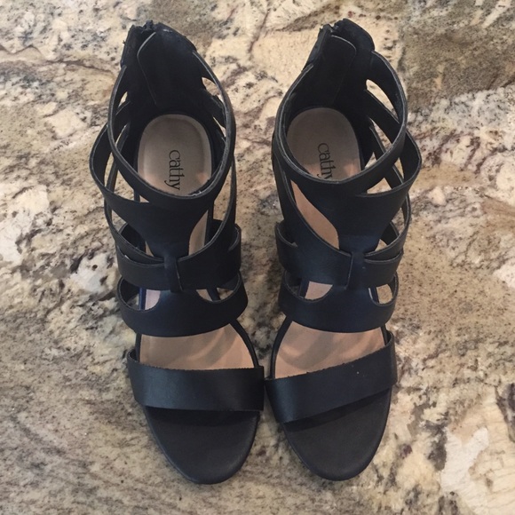 Black Strappy Heals