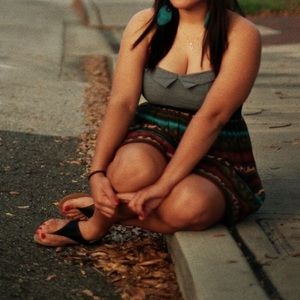 Summer strapless dress