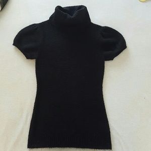 Black Turtleneck Top