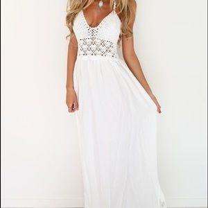 White Maxi dress