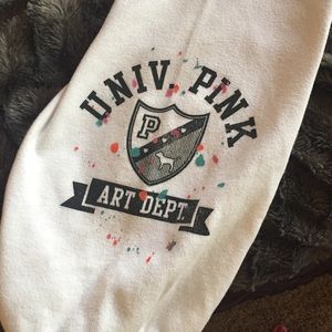 White Victoria's Secret Sweatpants