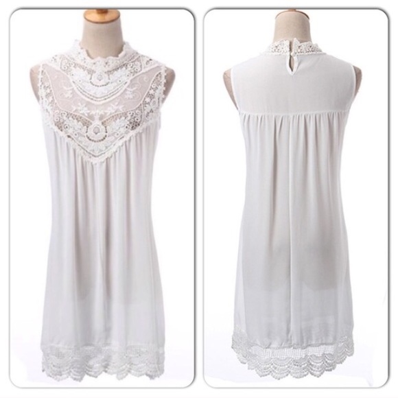 💥SALE💥 🆕Boho Goddess Crochet Lace Dress - Picture 2 of 4