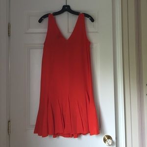 Club Monaco orange Silk Dress
