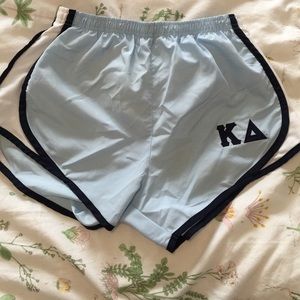 Kappa Delta sorority athletic shorts
