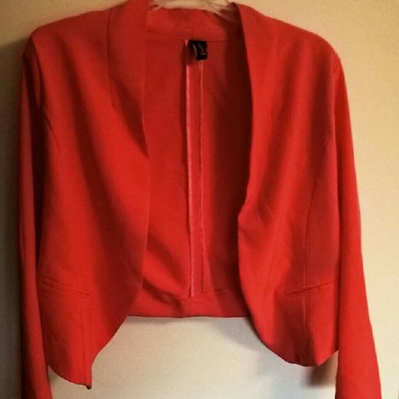 Open front blazer