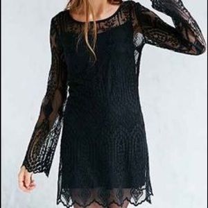 Lace black dress