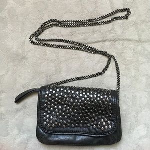 GAP Distressed Leather mini cross body bag