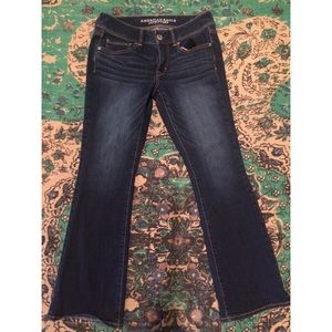 Aeo kickboot jeans, Size 6 short