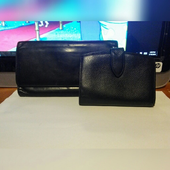🚫SOLD🚫 Coach vintage black wallets bundle