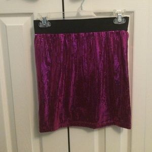 Hot pink sequin mini skirt