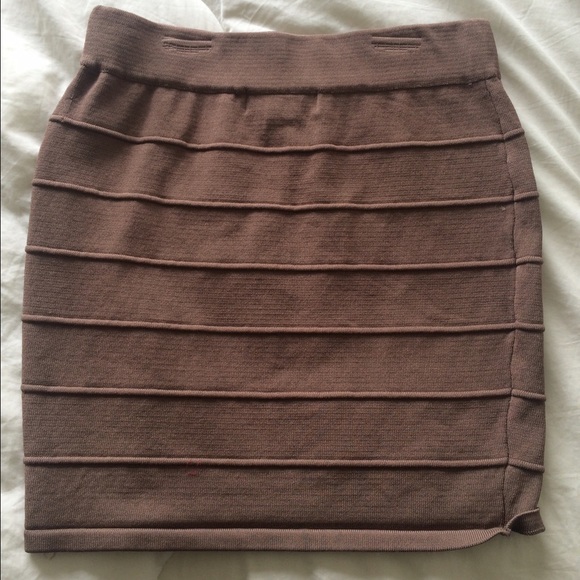 Tan/Beige Mini Skirt