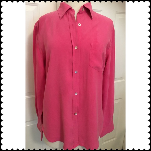 100% Silk Shirt - Picture 1 of 4