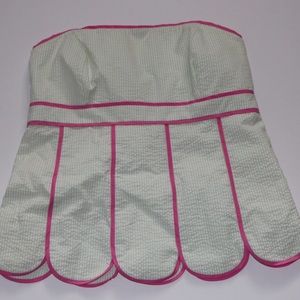 Lilly Pulitzer Scallop Seersucker top