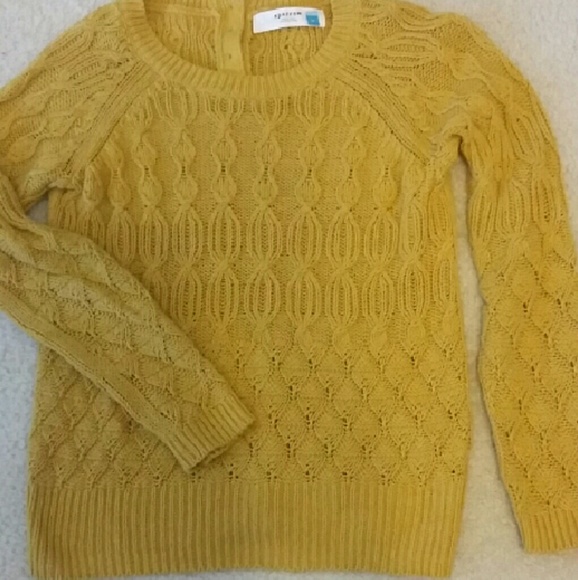 Sparrow (Anthropologie) mustard sweater