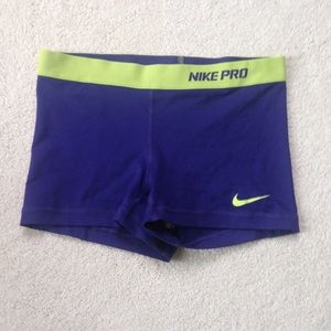 3" Nike Pro shorts