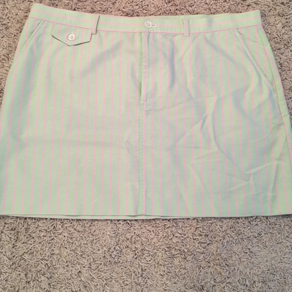 Polo pinstripe skirt