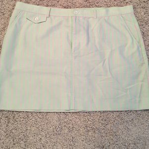 Polo pinstripe skirt