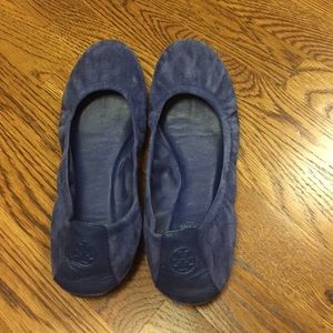 Tory Burch Suede Ballet Flats