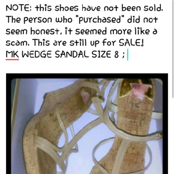 MK Wedge Sandal