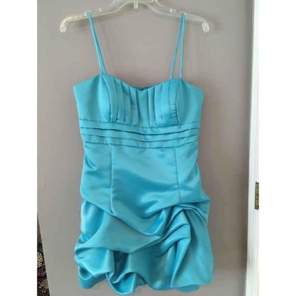 Formal blue dress