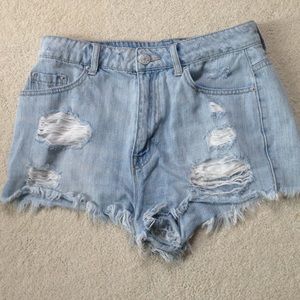 Urban Outfitters high waisted denim shorts