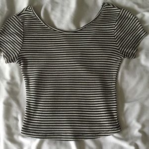 Stripe crop top