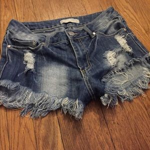 Jean shorts